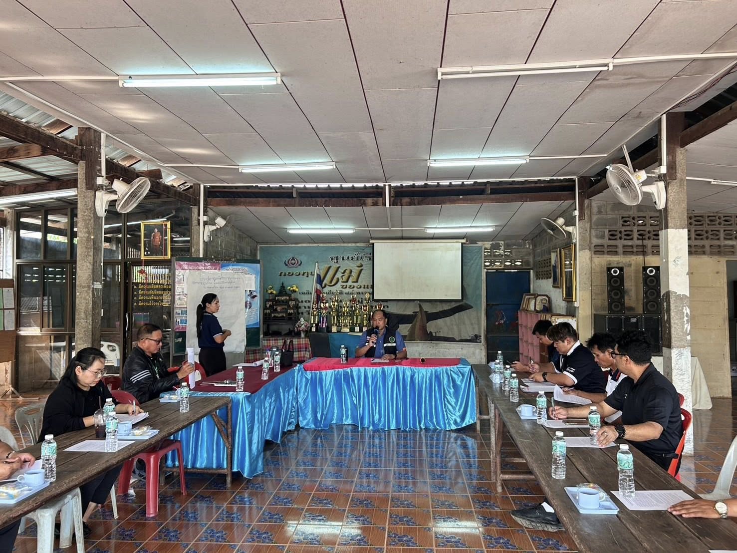 พช.กุดบาก : ร่วมประชุมขับเคลื่อนแผนพัฒนาการเกษตรระดับหมู่บ้าน อำเภอกุดบาก