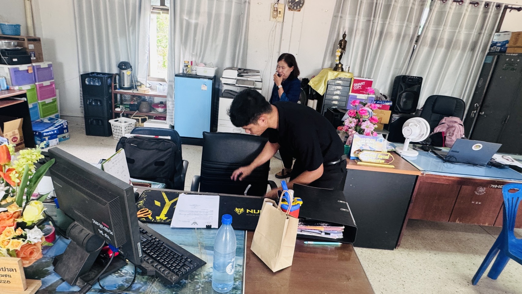 พช.กุดบาก : จัดกิจกรรม Clean and Green Office